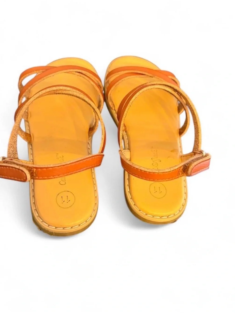 11 little girls brown strappy everyday sandals summer shoes